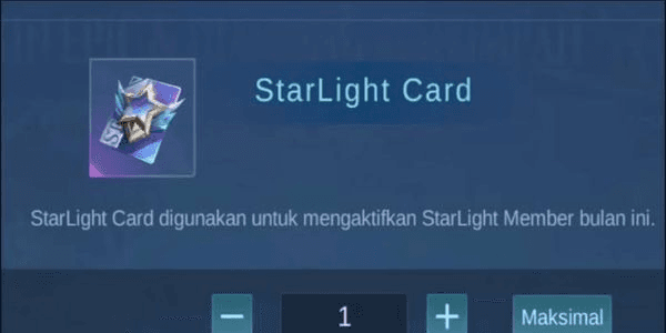 Gambar Product starlight card