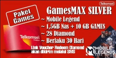 UNLIMITED PLAY Silver Mobile Legends (30 Hari)