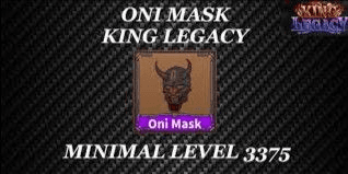 Gambar Product Oni Mask