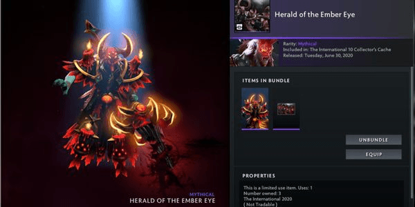 Gambar Product Herald of the Ember Eye (Bundle Grimstroke Collector's Cache TI 10)