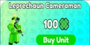 Leprechaun Cameraman (Legendary)