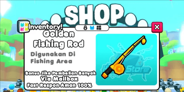 Golden Fishing Rod