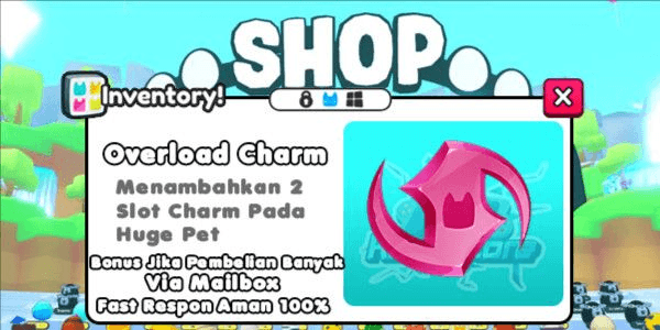Gambar Product "Overload Charm"
