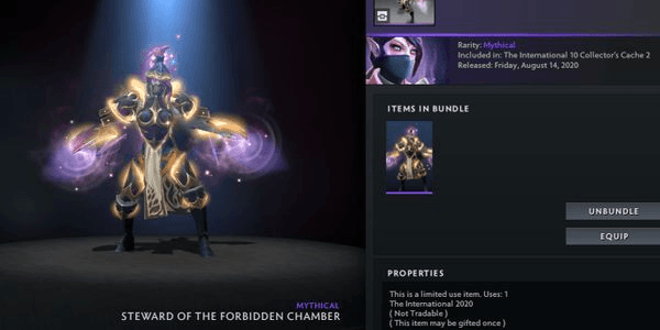 Gambar Product Steward of the Forbidden Chamber (Bundle Templar Assassin Collector's Cache TI 10)
