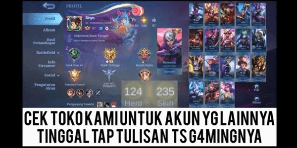 Gambar Product CHEAP ML ACCOUNT GG