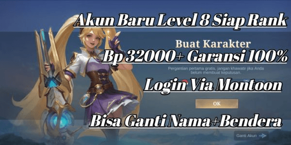 Gambar Product smurf account level 8+ bp 32k