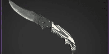 Gambar Product Falchion Knife | Black Laminate (Minimal Wear)