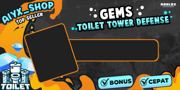 Gambar Product 100000 [100k] Gems Toilet Tower Defense
