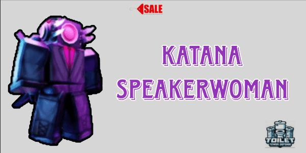 Gambar Product Katana Speakerwoman - Toilet Tower Defense