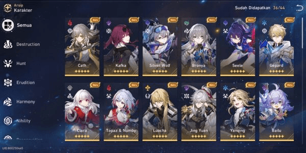 Gambar Product HSR + GI ENDGAME MANY SSR