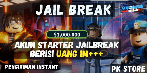Gambar Product JailBreak Starter Account | 1M Cash