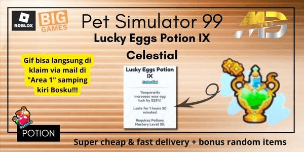 Gambar Product Lucky Eggs Potion IX