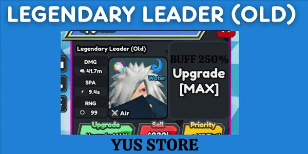 Gambar Product Legendary Leader (Old) - MADARA EVO| ALL STAR TOWER DEFENSE