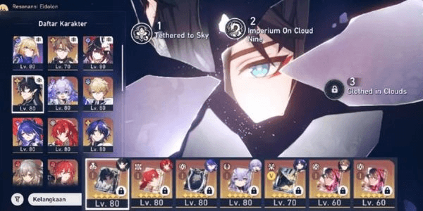 Gambar Product Akun HSR (Lv 69) Acheron (Sign) + Danheng IL E2 (Sign) + Argenti (Sign) + Bailu(Sign) + Sparkle + Welt +Dr Ratio + Gepard