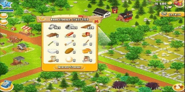 Gambar Product AKUN FARM HAY DAY LEVEL 7 BARN 3100