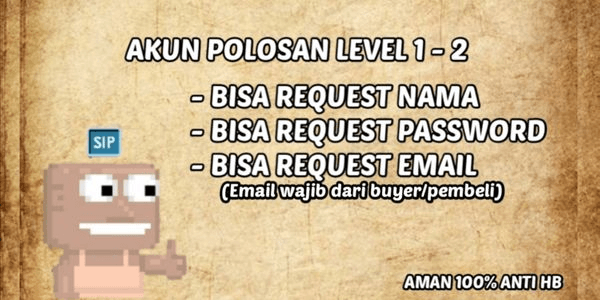 Gambar Product Plain Growtopia Account Level 2