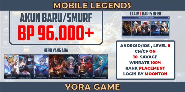 Gambar Product BP SULTAN'S SMURF ACCOUNT