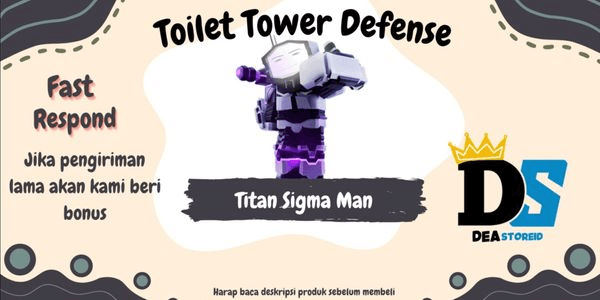 Gambar Product Titan Sigma Man | Toilet Tower Defense RBL
