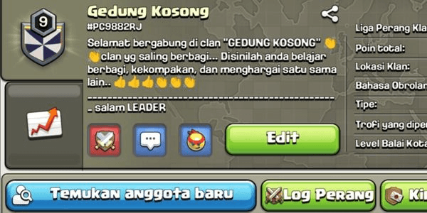 Gambar Product 	Clan Level 9