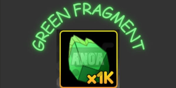 Gambar Product 1k Green Fragment | Anime Fighters Simulator