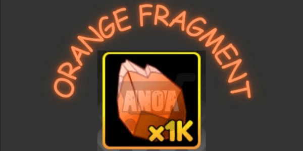 Gambar Product 1k Orange Fragments | Anime Fighters Simulator