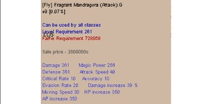 Fly Fragrant Mandragora (Attack) G+9 (FFMA G)