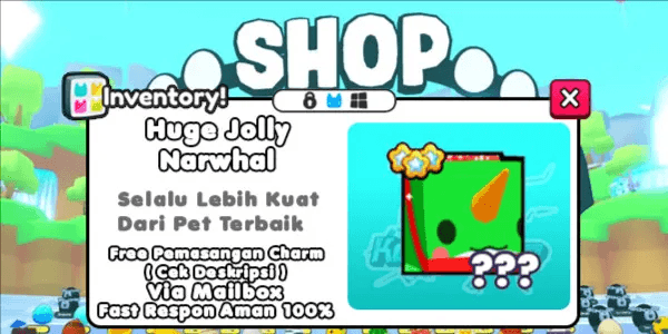 Huge Jolly Narwhal