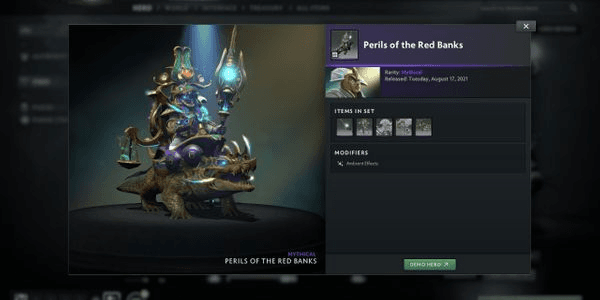 Gambar Product Perils of the Red Banks (Chen Set Aghanim's 2021 Collector's Cache)