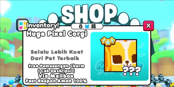 Huge Pixel Corgi