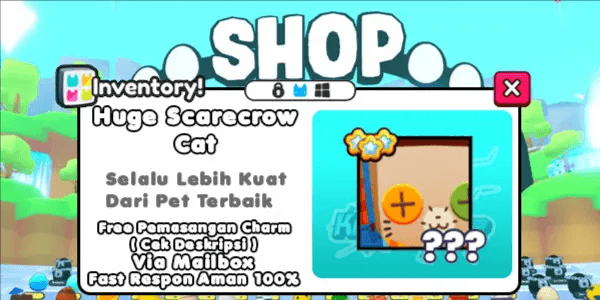 Huge Scarecrow Cat