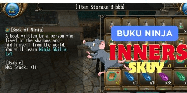 Gambar Product NINJA BOOK - SKILL TORAM ONLINE