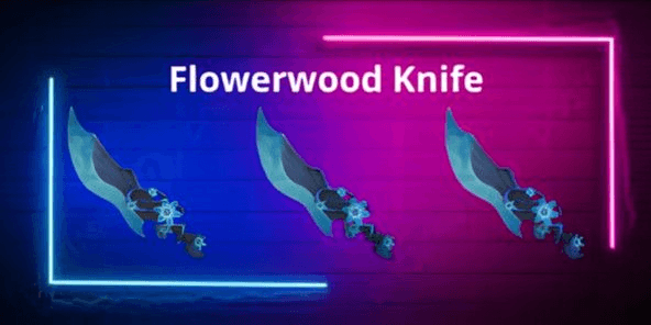 Gambar Product Flowerwood Knife - Murder Mystery 2