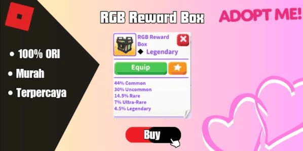 Gambar Product [ RGB Reward Box ] Adopt Me