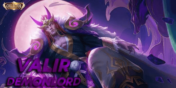 Gambar Product Akun Mobile Legend | Skin Collector Valir Demon Lord + Epic Limit Banyak