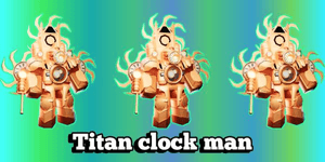 Titan clock man