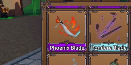Gambar Product Phoenix blade v2 material king legacy