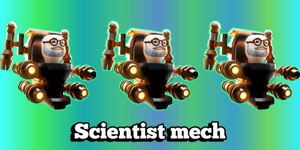 scientist mech-toilet tower defense