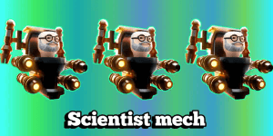 scientist mech-toilet tower defense