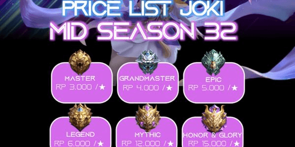 Gambar Product Mythic Honor Per Bintang