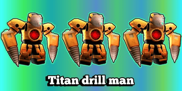 Gambar Product Titan drill man-Skibidi tower defense