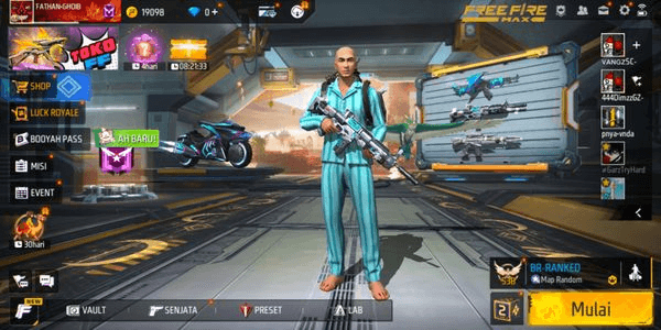 Gambar Product VAULT 130+, WEAPON SKIN 126, PAJAMA BUNDLE, AK47 EVO LVL 5, M4A1 GENOS, TITAN SCAR, BUDI HEAD