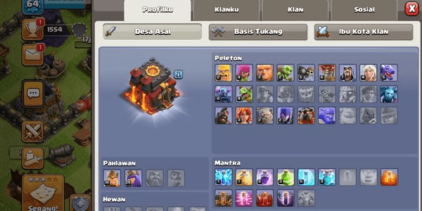 Gambar Product Town Hall 10 Semi Prematur | Bonus Gems