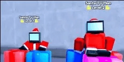 Santa tv man (mythic)(money unit)
