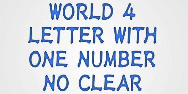 Gambar Product World 4 letters with one number