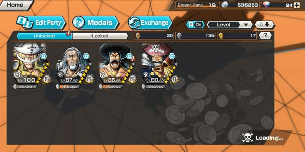 Gambar Product Akun 2 Extreme | Shirohige Level 100 | Roger v2 level 80 |