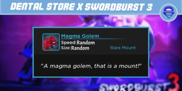 Gambar Product Magma Golem (Rare Mount) - Swordburst 3