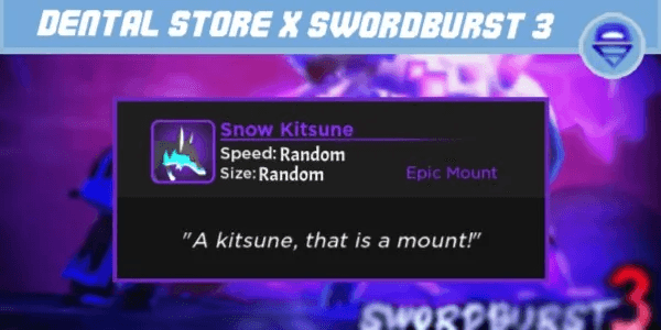 Snow Kitsune (Epic Mount) - Swordburst 3
