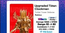 Gambar Product Upgraded titan clock man (ultimate)
