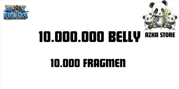 Gambar Product PACKAGE OF 10M BELLY AND 10K FRAGMENTS