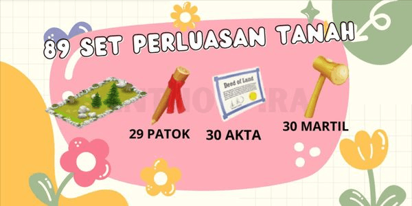 Gambar Product 89 pcs LAND EXPANSION UPGRADE TOOLS (READ DESCRIPTION)